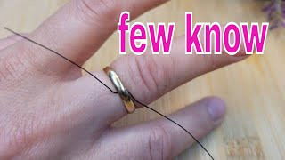 A doctor showed me how to remove the ring that was stuck on my finger