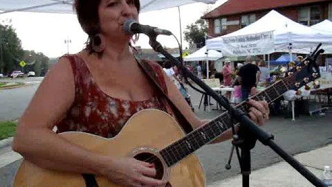 Sheila Fleming performs at the Pittsboro First Sun...