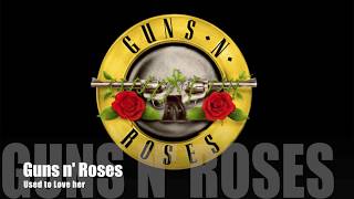 Video thumbnail of "Guns n' Roses - Used to love Her (backingtrack)"