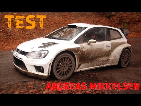 Monte Carlo 2015 Test - Polo WRC - Andreas Mikkelsen - Wet Asphalt