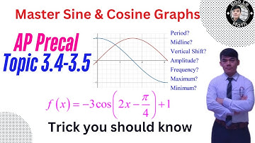 AP Precalculus | Topic 3.4 - 3.5 | Sinusoidal Functions Demystified! Master Sine & Cosine Graphs.