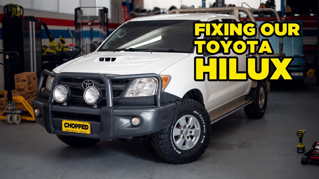 Our 4x4 Toyota HiLux is filthy