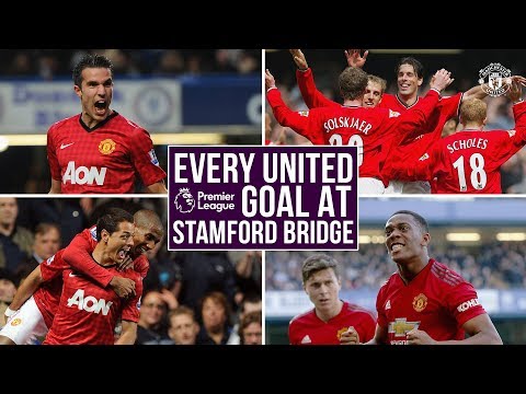 Every United Premier League Goal at Stamford Bridge | Chelsea v Manchester United