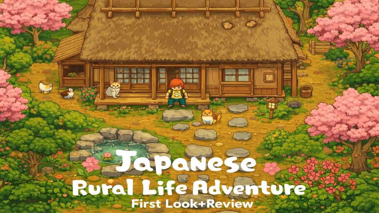 Japanese Rural Life Adventure - First look + Review - YouTube