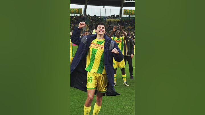 Louis Leroux célèbre son premier but en L1et la victoire !