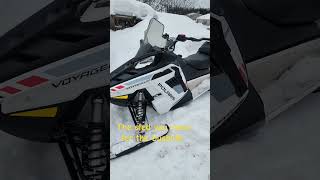 Bush life sled #poloris #wilderness #bushlife #freedom #wintersport #wintertime @TheNagotailFamily