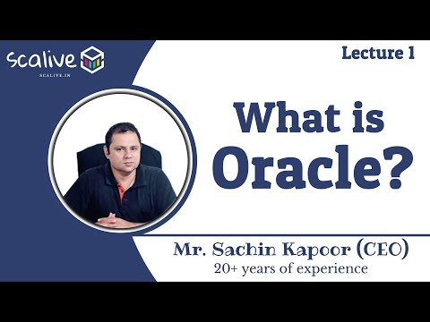 Lecture 1 || What is Oracle Database? By Sachin Sir - SCALive