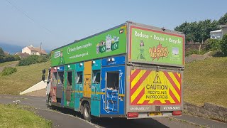 2020 DAF LF Romaquip Kerbsort: The Ultimate Recycling Machine In South Hams!