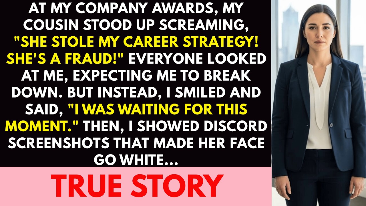 At My Awards Ceremony, My Cousin Screamed 'She Stole My Career!' Then I Revealed Discord Scree...