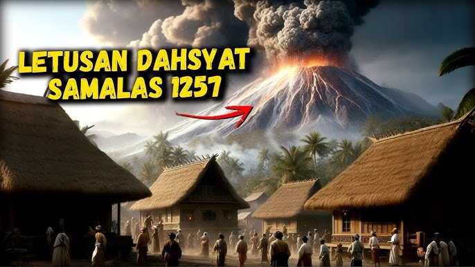 Beginilah Letusan Dahsyat Gunung Samalas Tahun 1257 Yang Mampu Mengguncang  Dunia - YouTube