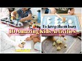 10 Simple Amazing KIDS ACTIVITY IDEAS to keep them entertained | 2+ years CHILDREN ACTIVITIES