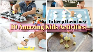 10 Simple Amazing KIDS ACTIVITY IDEAS to keep them entertained | 2+ years CHILDREN ACTIVITIES