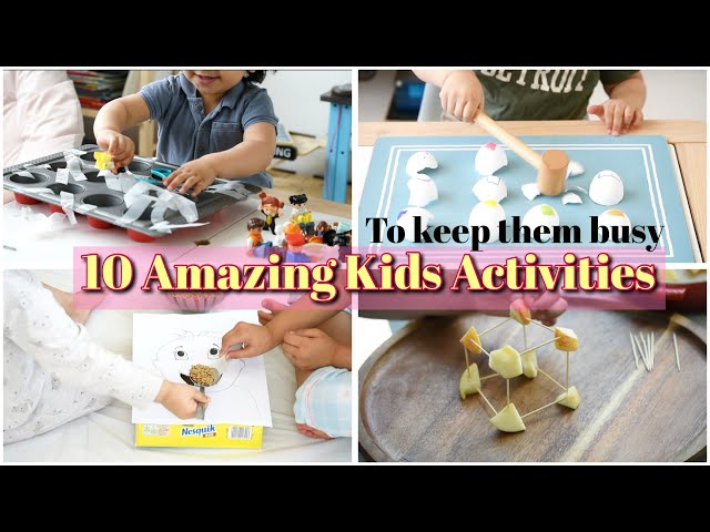 10 Simple Amazing KIDS ACTIVITY IDEAS to keep them entertained