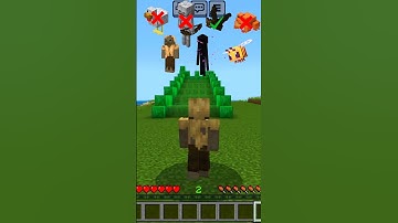 Minecraft Slime Block VS Mobs Jump (Sigma Boy)#shorts