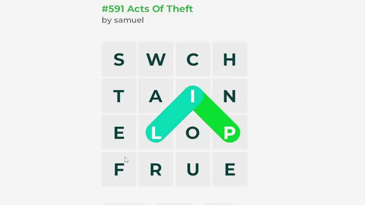 Word Salad #591 – Acts Of Theft | Today’s Puzzle Solved Fast! (october 12, 2025)