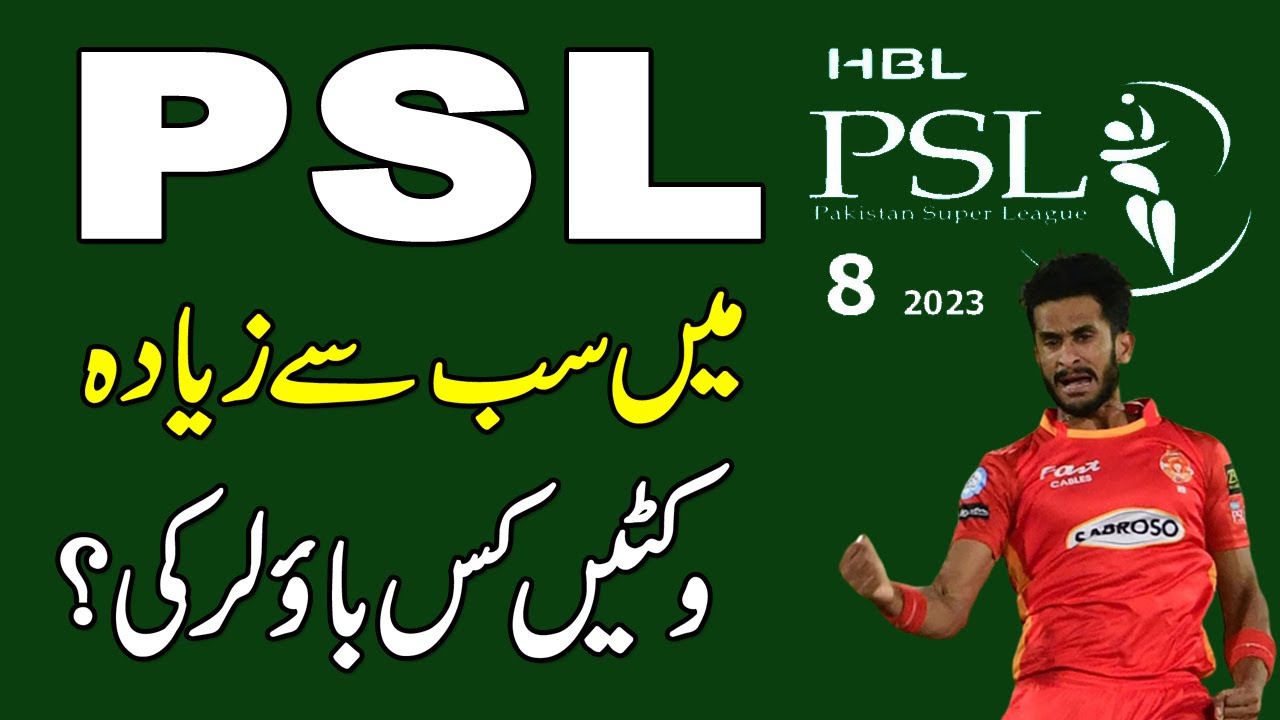 Who has the most wickets in Pakistan Super League (PSL)?