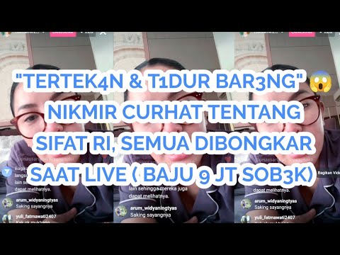 LIVE TERBARU NIKMIR UNGKAP SEMUA SIFAT RI & SEMUA DI BONGKAR NIKITA #nikitamirzani #nikmir #artis