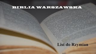 BIBLIA WARSZAWSKA NT 06 List do Rzymian