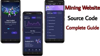 New Free Source Code Of Mining Website || Make Own Mining Website Now