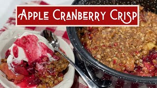 Apple Cranberry Crisp Recipe