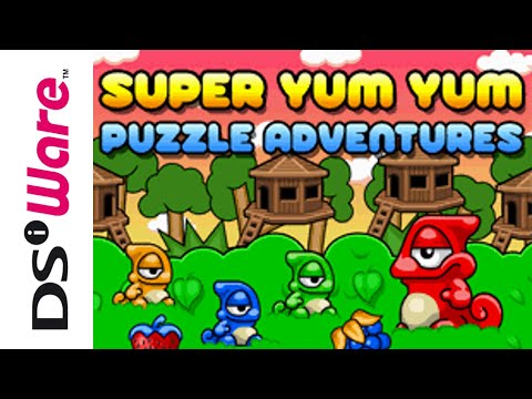 [DSiWare] Super Yum Yum: Puzzle Adventures (2010) Longplay