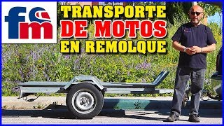 Cómo llevar motos en un remolque ligero | Aspectos a tener en cuenta