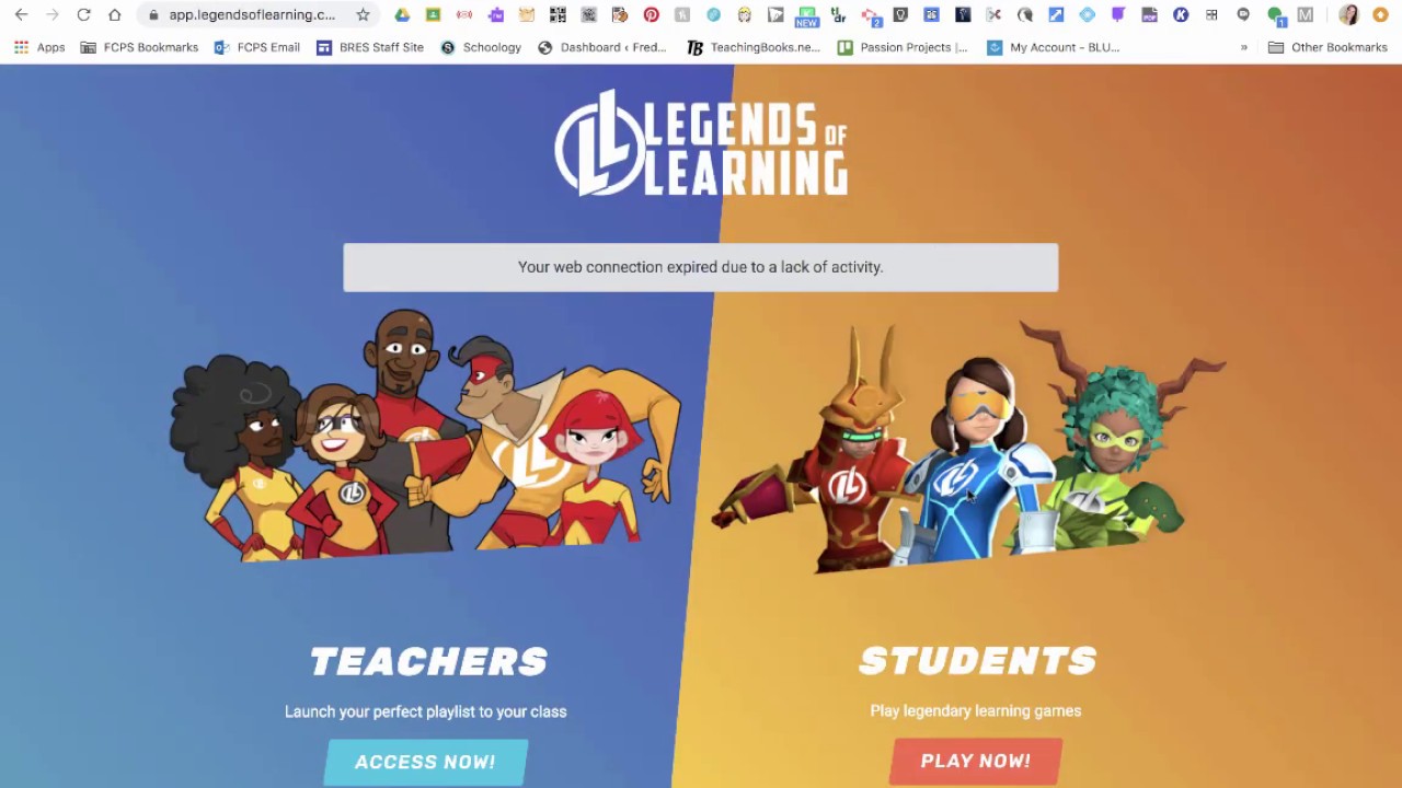 Legends of Learning Tutorial 