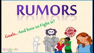Famous Rumor.. Goals, effects and how to fight it Profile
