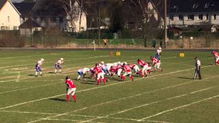 BFL Senior Season 2014 Week 3 Antwerp Diamonds vs Puurs Titans