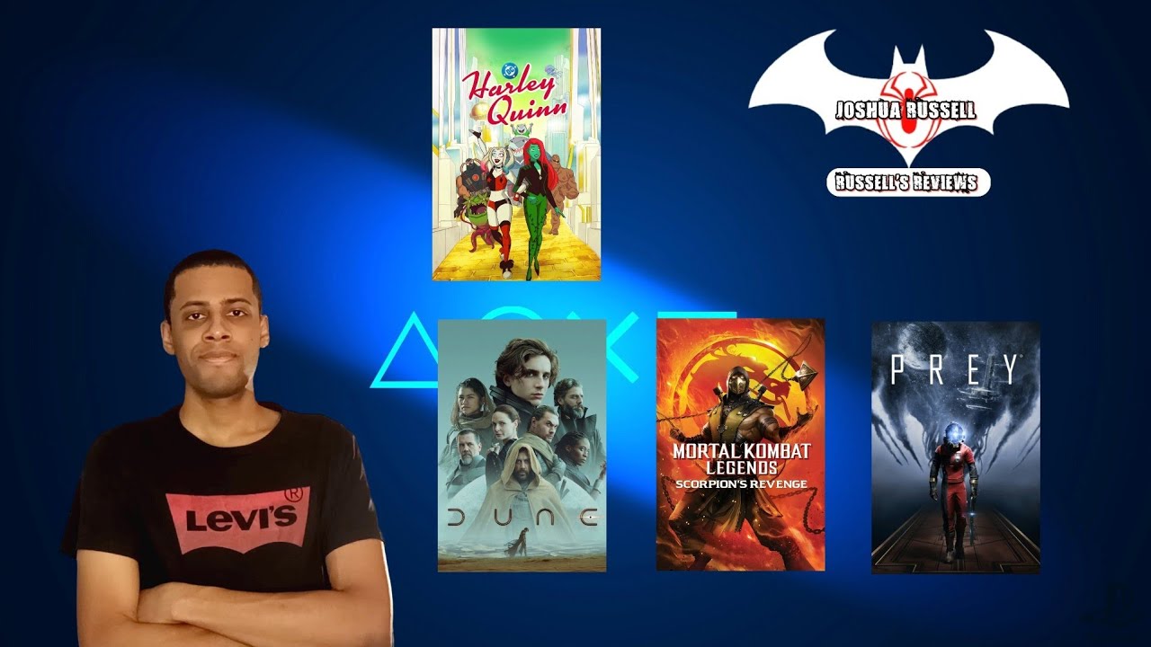 Harley Quinn, Dune, Mortal Kombat Legends, & Prey - Movie, Game &, TV Show Vlog 