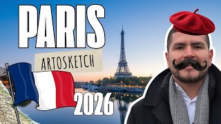 ¿QUE VER EN PARIS? 🇨🇵 mi primera vez - VIDEOBLOG ARTOSKETCH 
