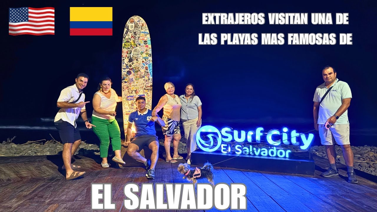 VIENEN desde EEUU 🇺🇸 Y COLOMBIA 🇨🇴 para conocer el PAÍS MÁS SEGURO DEL MUNDO. EL SALVADOR 🇸🇻 🤩 