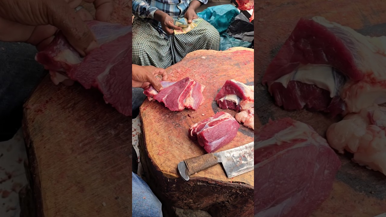 Best Yummy briyani beef cutting | Borfi beef cutting |