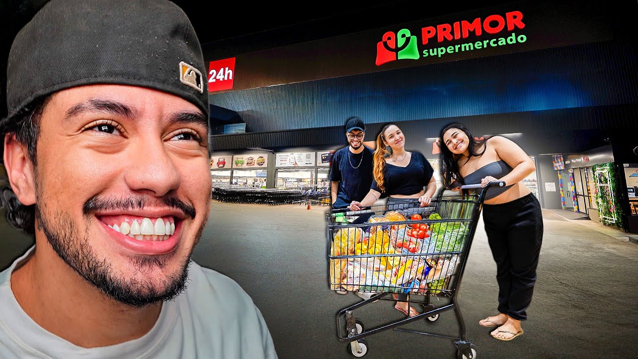 FIZEMOS A MAIOR COMPRA NO MERCADO NOVO! 🛒 A BRENDA AMOU ESSE LUGAR❤️