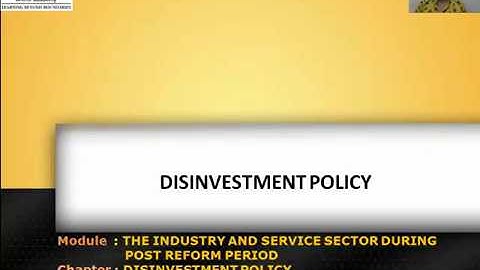 Topic:The Industry And Service Sector During Post Reform Period