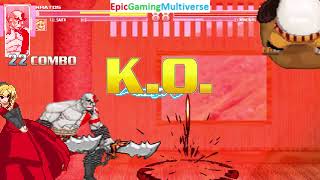 Lu Saifa And Kratos VS Po The Panda And The Annoying Orange In A MUGEN Match / Battle / Fight