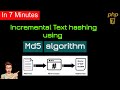 coding incremental hashing using md5 algorithm to generate 32 bits hash |md5 algorithm|php hashing