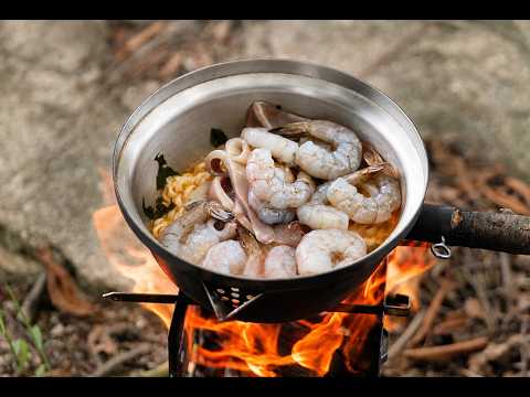 볶음너구리가 생각나서, 해물 듬뿍 넣어 만들어봤습니다 🦐🦑🔥 | Seafood Bokkeum Neoguri