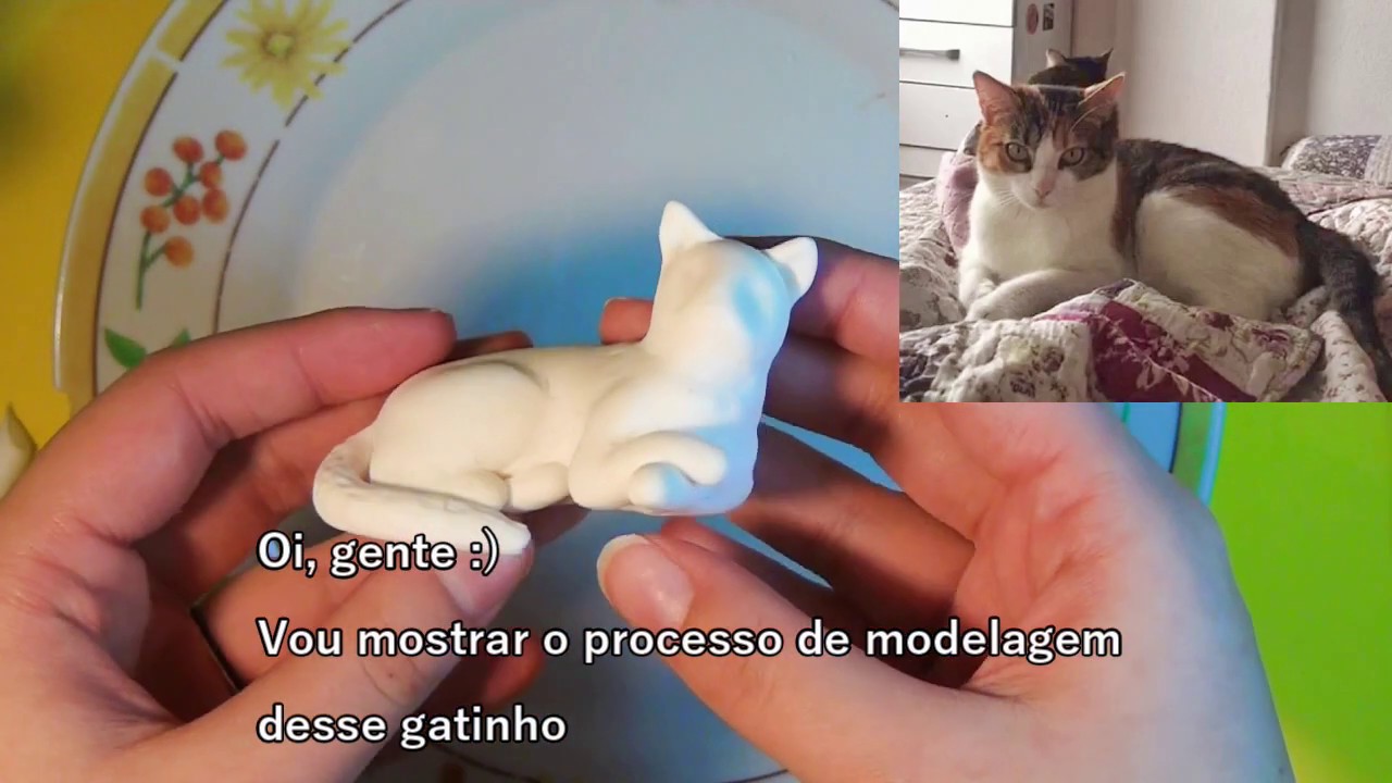 GATINHO | Miniatura de biscuit