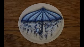 Zentangle how to tangle or draw singing in the rain