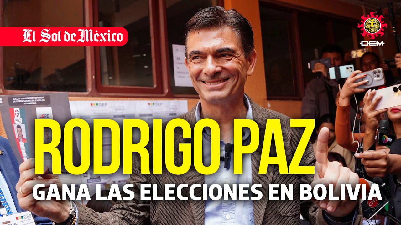 Rodrigo Paz gana las elecciones para convertirse en presidente de Bolivia