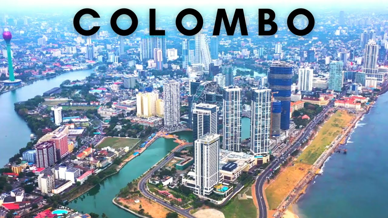 Drone View of Colombo City Sri Lanka - Downtwon Colombo Video - YouTube