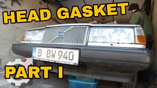 Removing Sylvia's Head Gasket - Volvo 940 Turbo