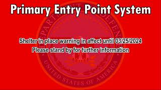 Lost U.S Alien Attack Emergency Alert - EAS Mock