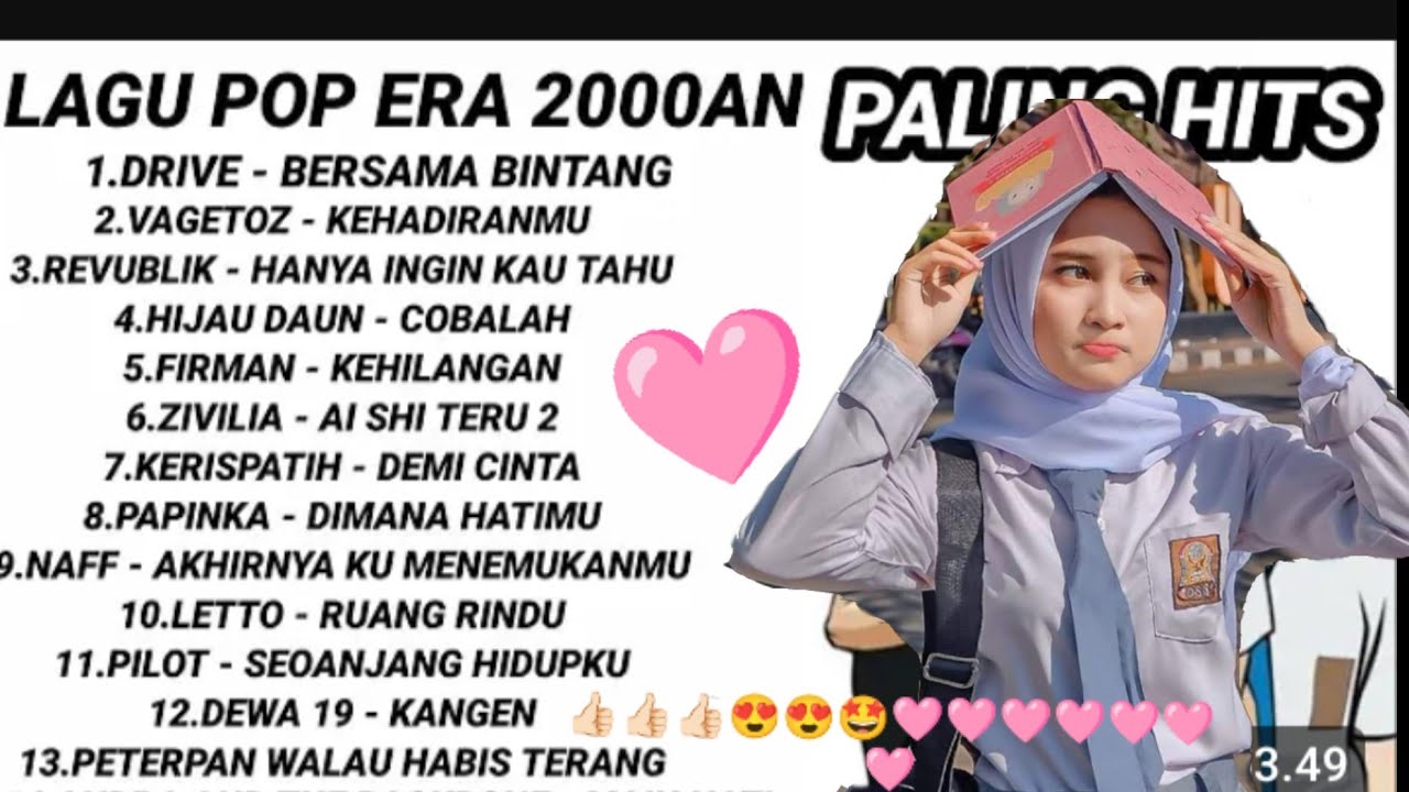 Lagu hits populer era 2000 an