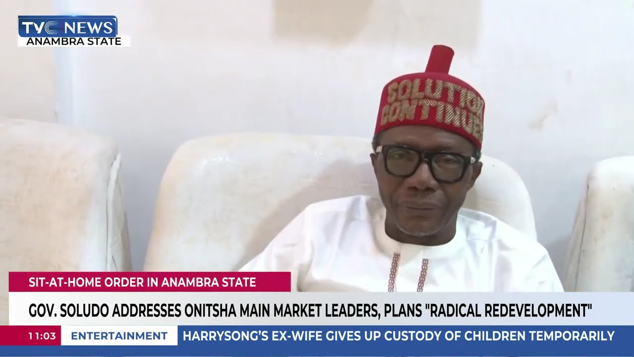 Gov. Soludo Addresses Onitsha Main Market Leaders, Plans 'Radical Redevelopment'