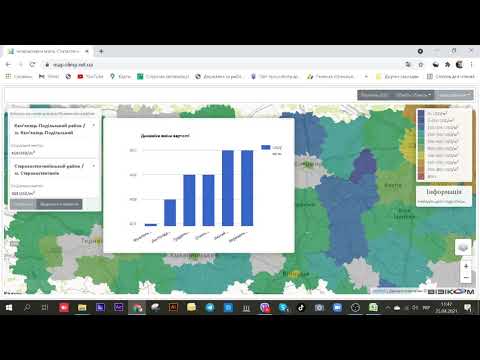 Интерактивная карта жилой недвижимости хмельницкая область, март 2021 год.