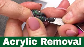 How to Safely Remove 3D Acrylic Work & Soak Off Acrylic Extensions How To Remove Acrylic Nails Tutorial Video By Naio Nails