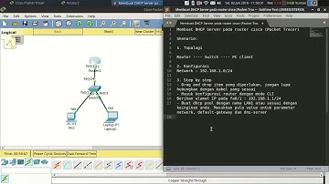 Konfigurasi DHCP Server Pada Router Cisco (Packet Tracer) [NETWORKING - CISCO]