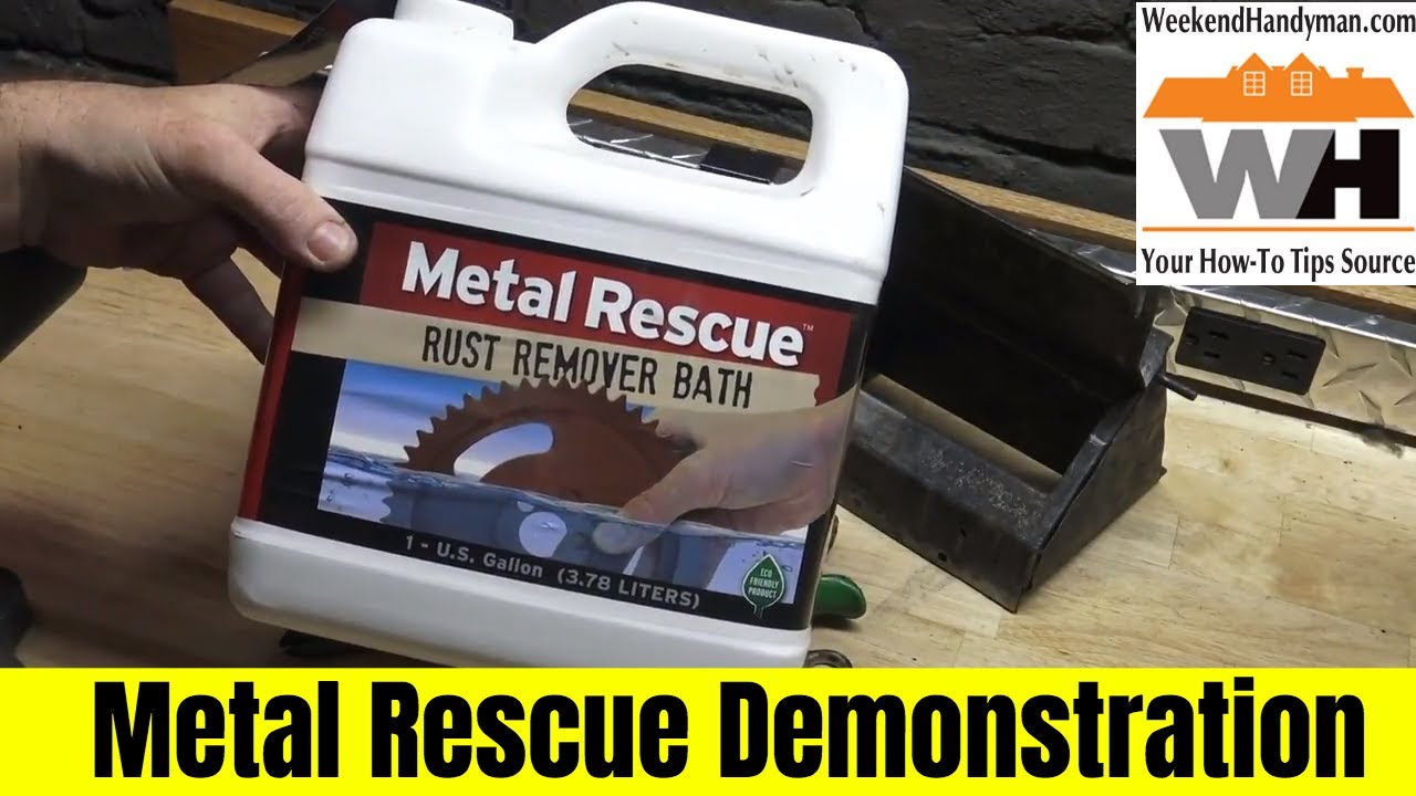 Metal Rescue Tool and Gear Rust Remover Demonstration With Brain S Redd ...